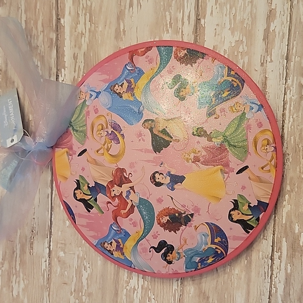 Disney princess metal ornament